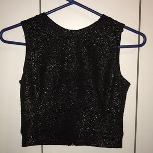 Love Ady Sparkle Zip Back Top